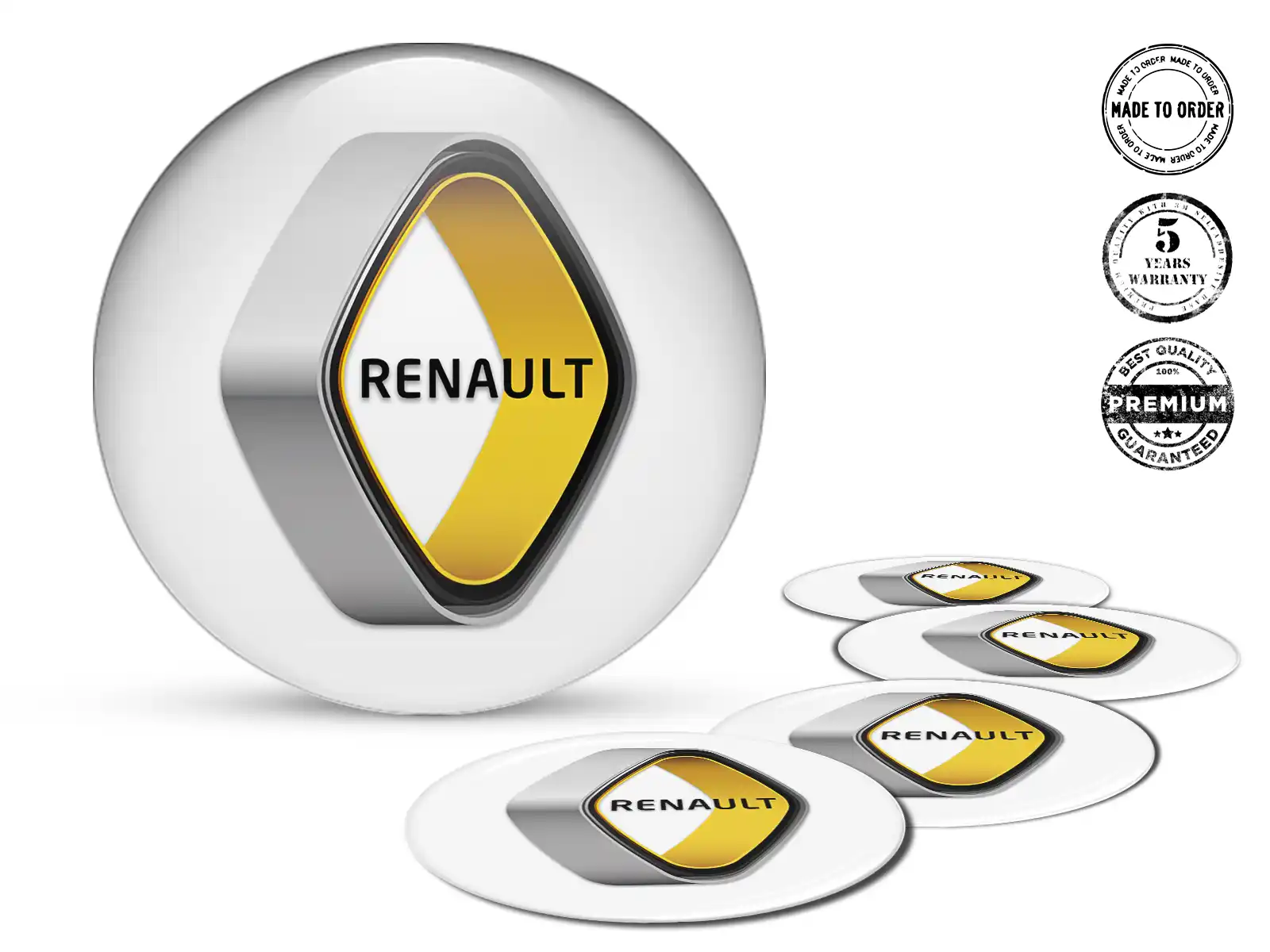 Renault Aufkleber Dome Edition Individuelle Harzplaketten